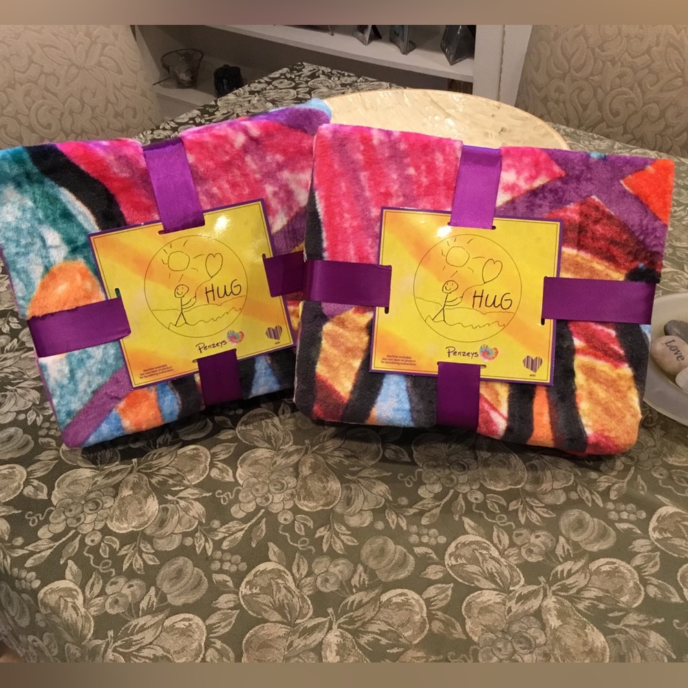 NWT 2 PENZEYS HUG BLANKETS
